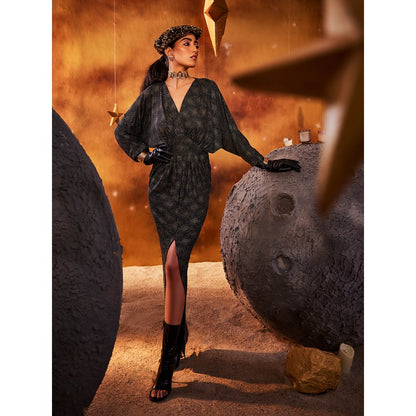 House of Fett Black Asteroid Gown