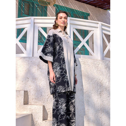 House of Fett Cedrus Cotton Black Co-Ord (Set of 2)