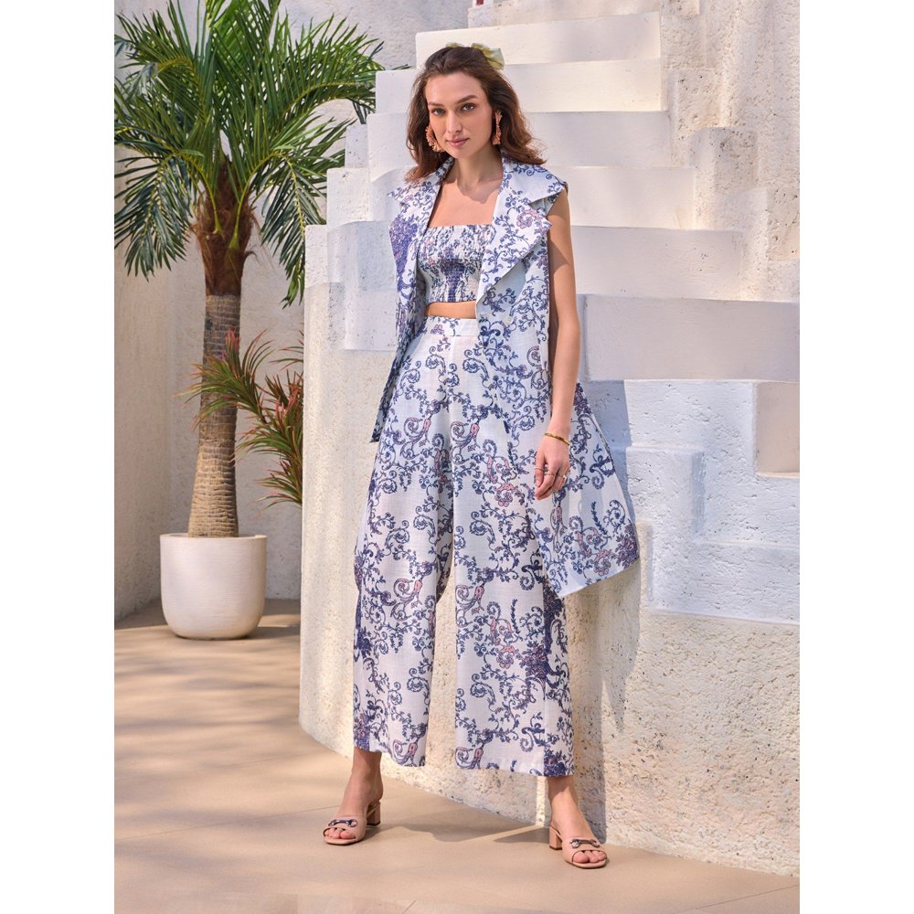 House of Fett Duomo Three Piece Cotton Linen Co-Ord (Set of 3)