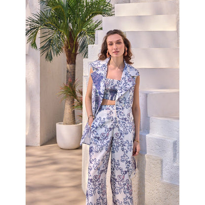 House of Fett Duomo Three Piece Cotton Linen Co-Ord (Set of 3)