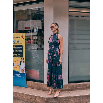 House of Fett Upper East Pleated Jumpsuit