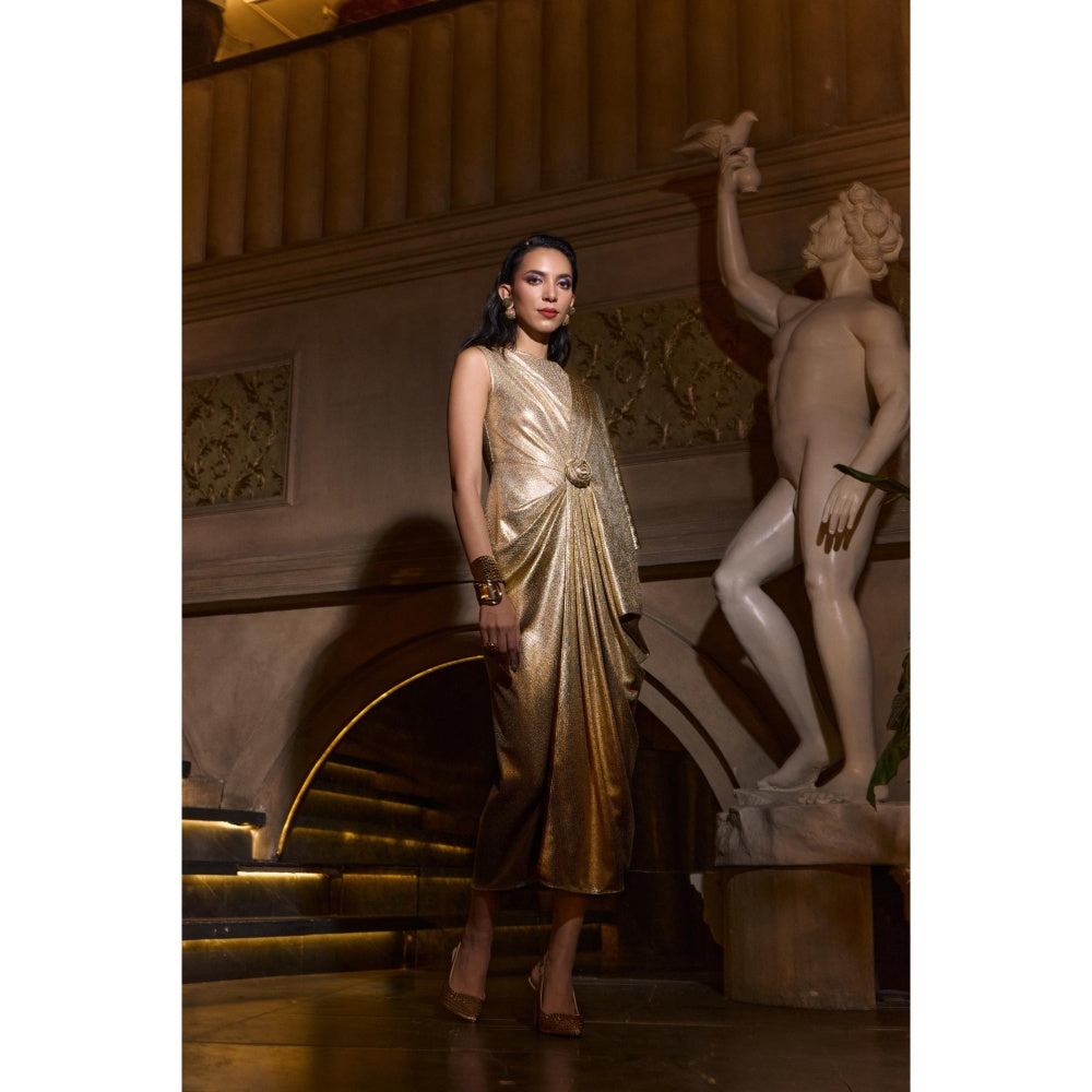 House of Fett Golden Aura Gown