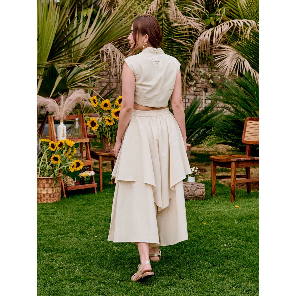 House of Fett Alaya Beige Co-Ord (Set of 2)