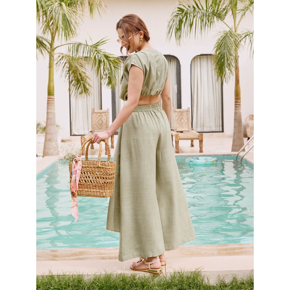 House of Fett Mersin Novo Green Co-Ord (Set of 2)