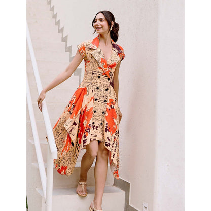 House of Fett Cover Story Asymmetric Dress