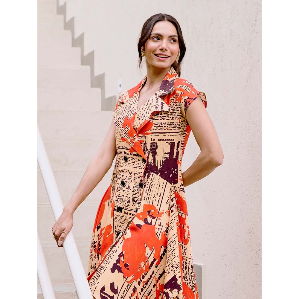 House of Fett Cover Story Asymmetric Dress