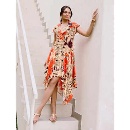 House of Fett Cover Story Asymmetric Dress