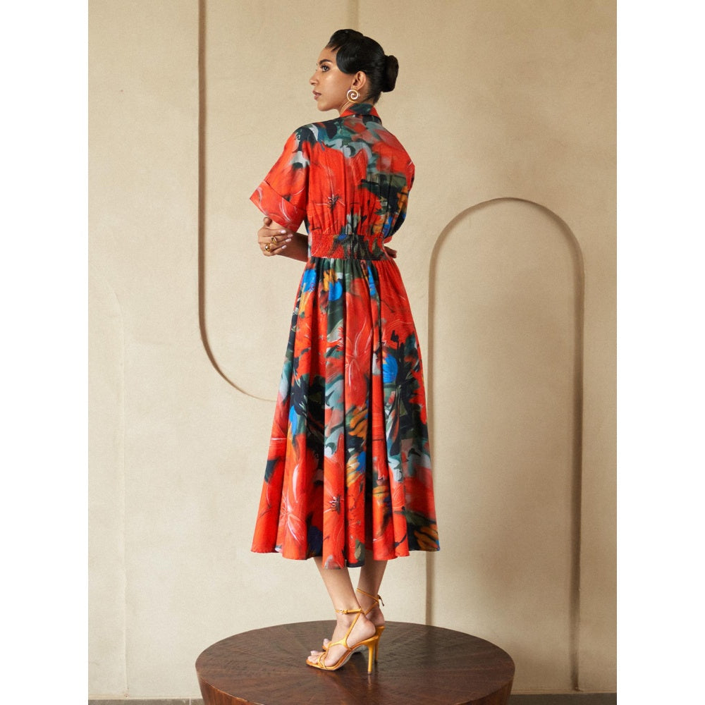 House of Fett Cherry Collins Red Dress