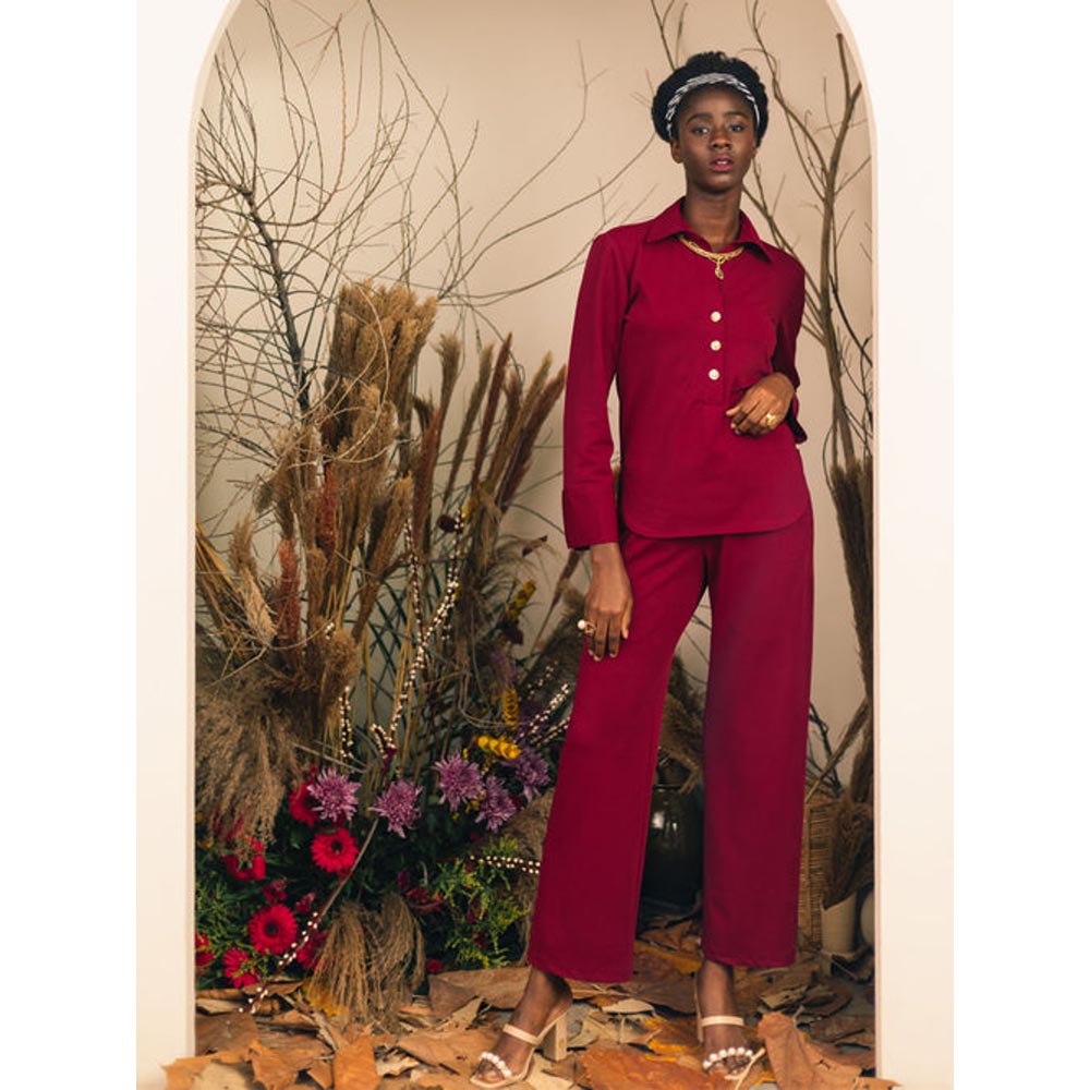 House of Fett Dion Pant - Maroon