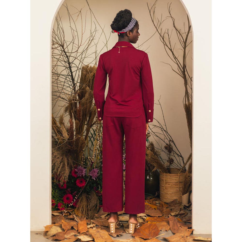 House of Fett Dion Pant - Maroon