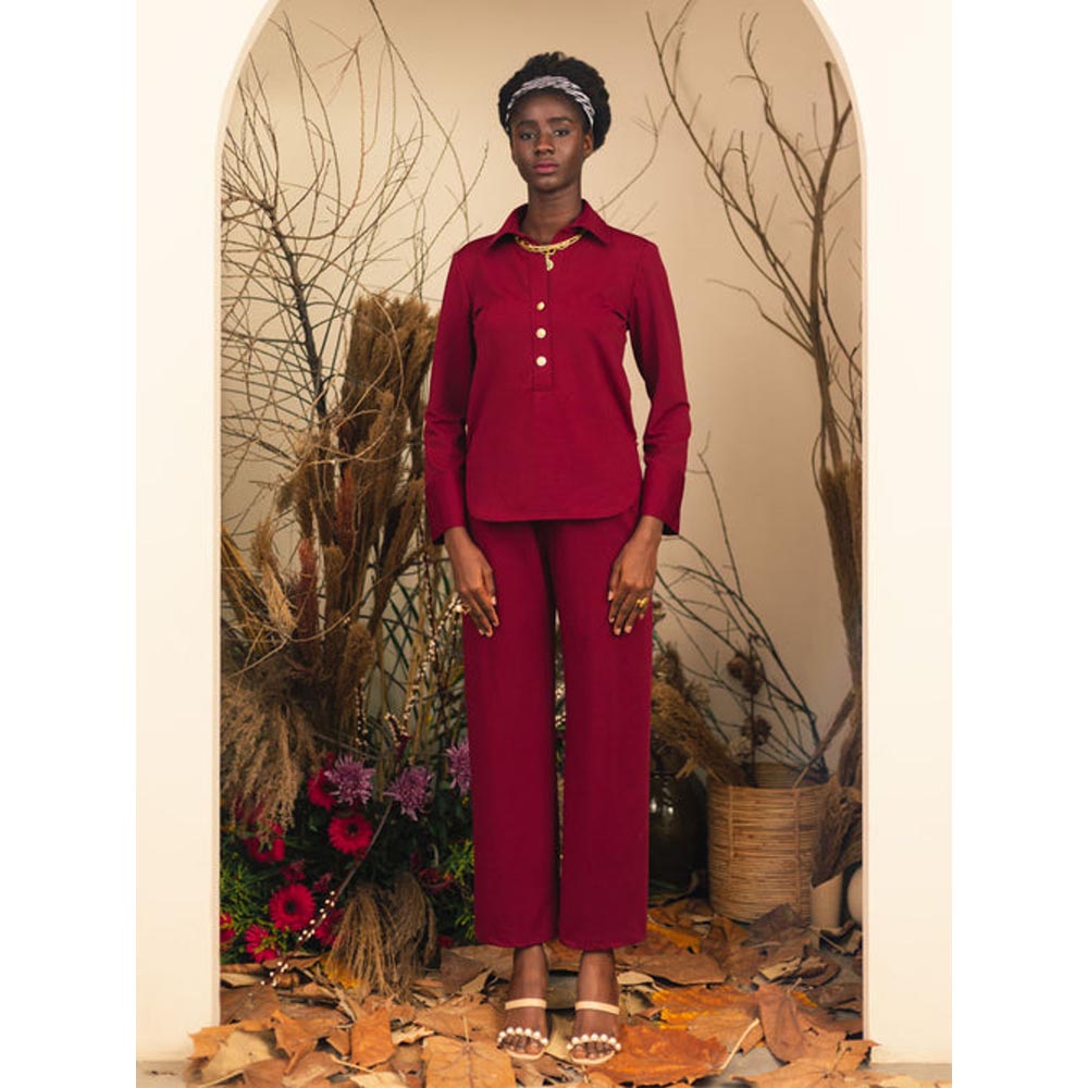 House of Fett Dion Pant - Maroon