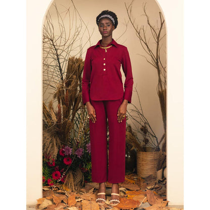 House of Fett Dion Pant - Maroon