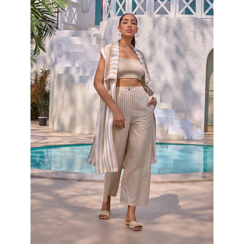 House of Fett Beige Bahamas Pant