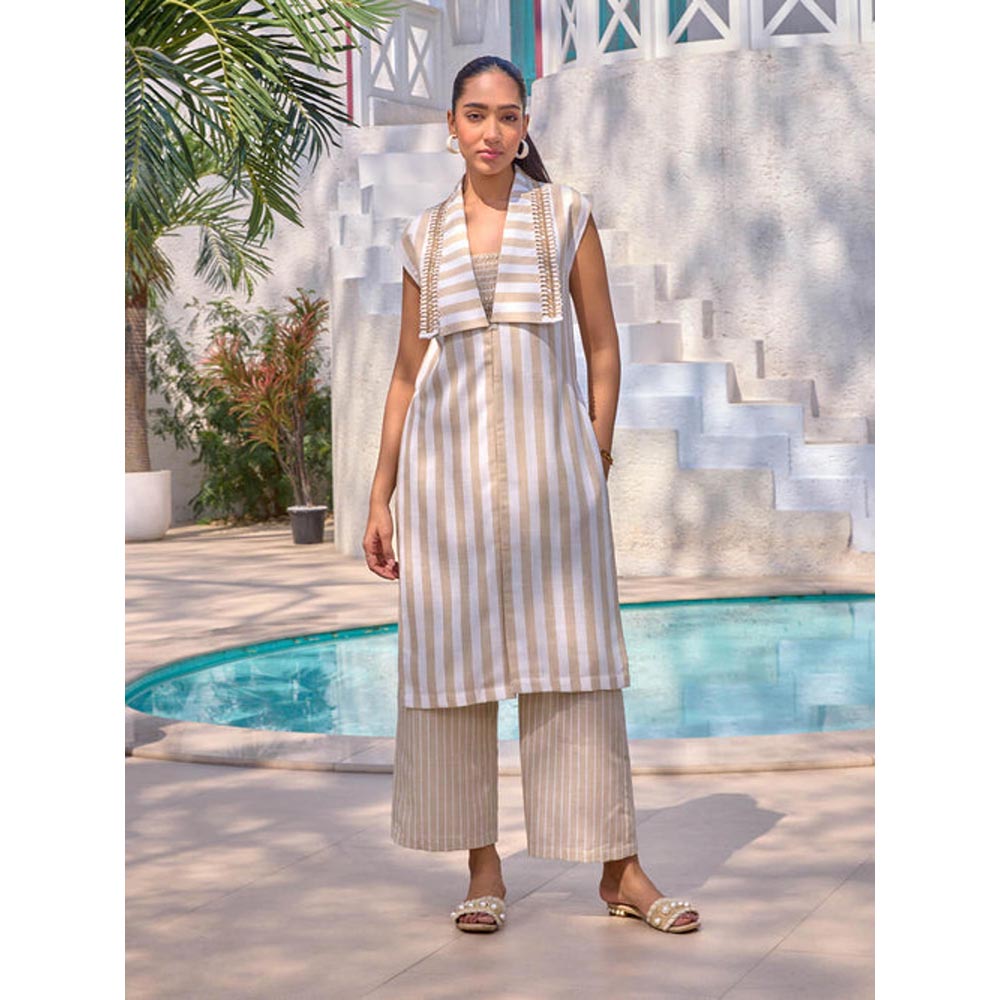 House of Fett Beige Bahamas Pant