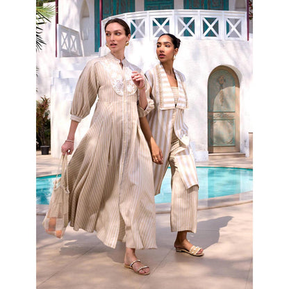 House of Fett Beige Bahamas Pant