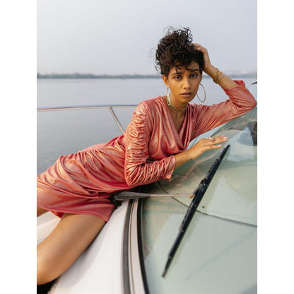 House of Fett Zanzibar Dress - Peach