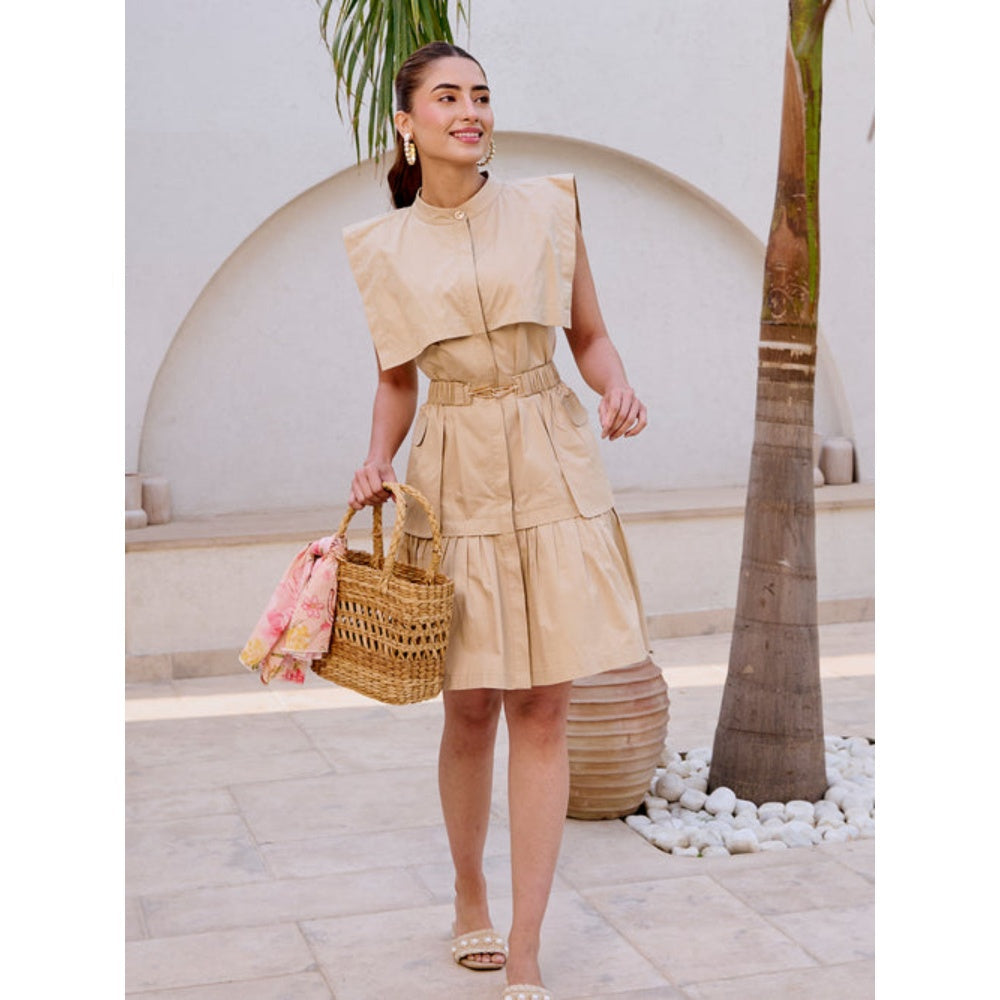 House of Fett Verona Dress - Beige