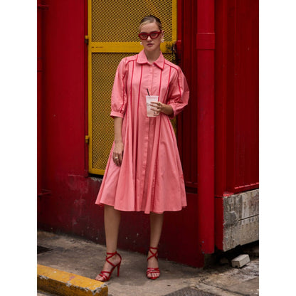 House of Fett Canopy Dress - Pink
