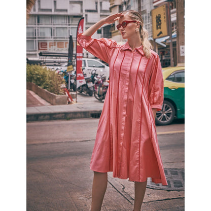 House of Fett Canopy Dress - Pink