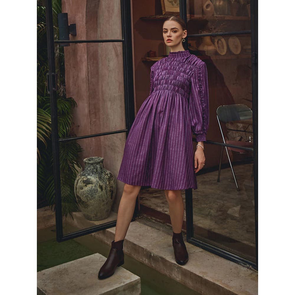 House of Fett Kati Dress - Purple
