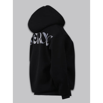 House of Fett Way Maker Street Vibes Loose Fit Womens Hoodie - Black