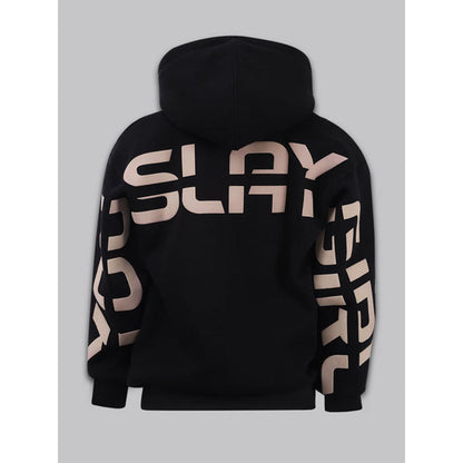 House of Fett You Slay Girl Femme Oversized Fit Womens Hoodie - Black