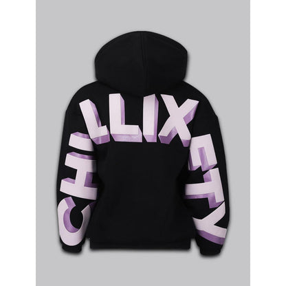 House of Fett Chilliest Everyday Loose Fit Womens Hoodie - Black
