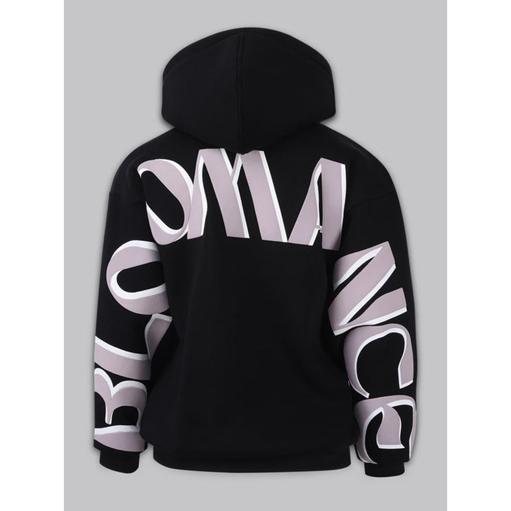 House of Fett Belomancy Urban Chic Loose Fit Womens Hoodie - Black