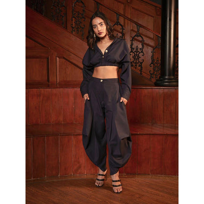 House of Fett Rotterdam Black Crop Top