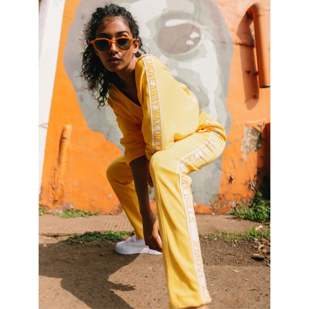 House of Fett Wax Doll Crop Top - Yellow