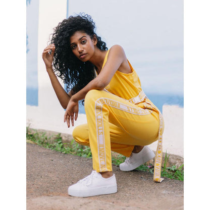 House of Fett Viva Crop Top - Yellow