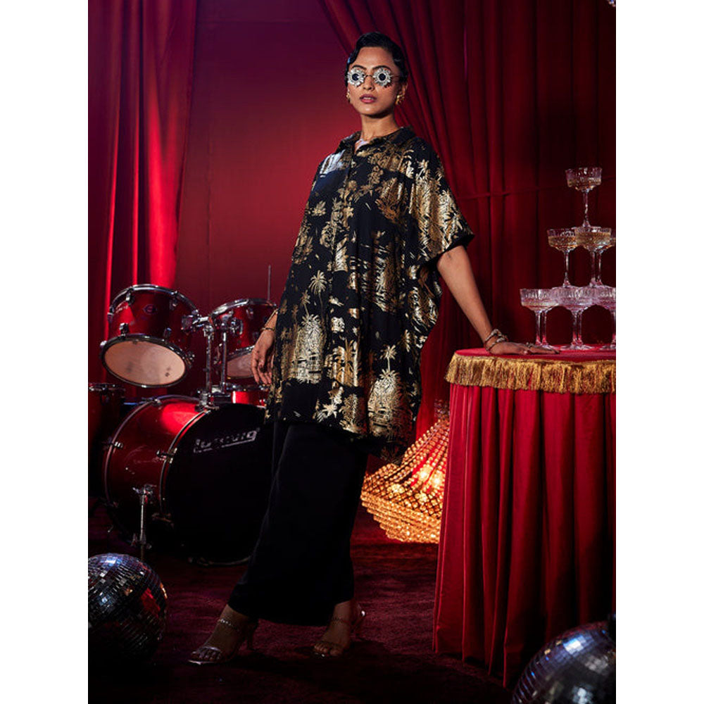 House of Fett Gold Muse Kaftan Shirt