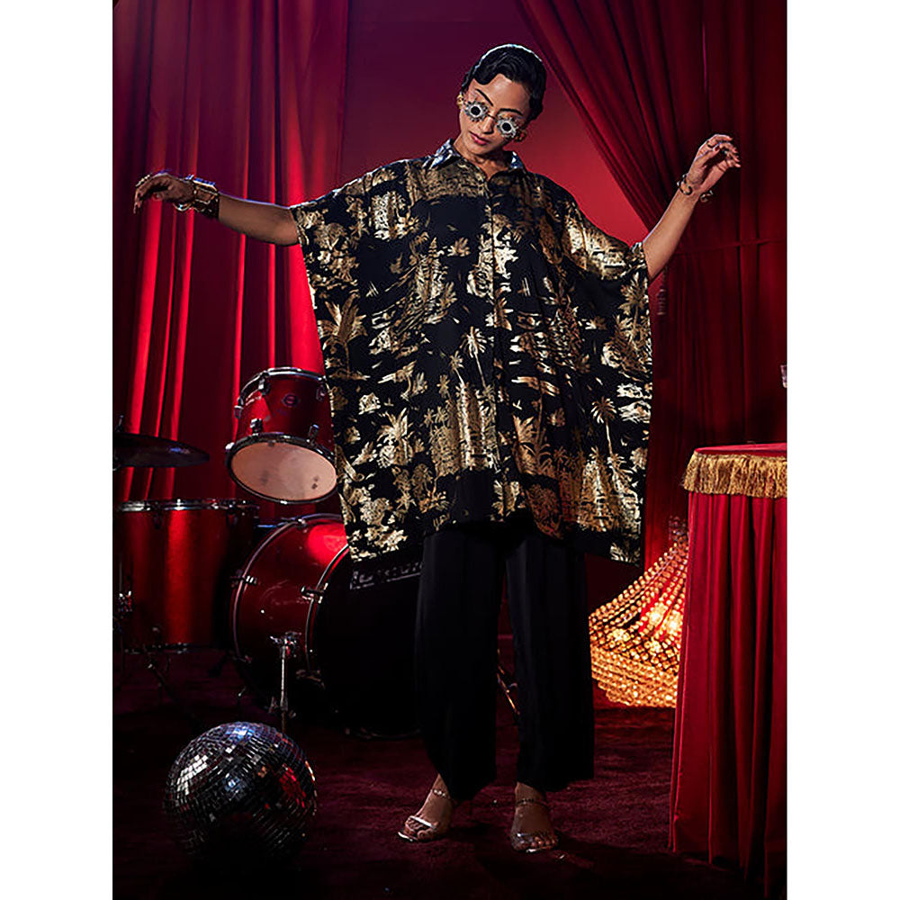 House of Fett Gold Muse Kaftan Pant