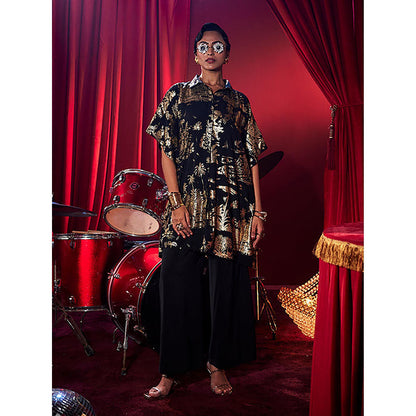 House of Fett Gold Muse Kaftan Pant