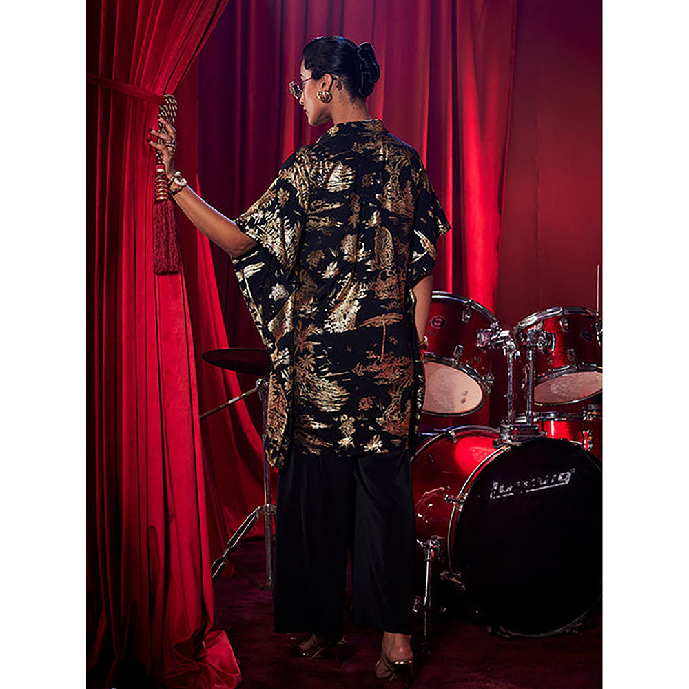 House of Fett Gold Muse Kaftan Pant