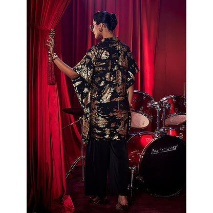 House of Fett Gold Muse Kaftan Pant