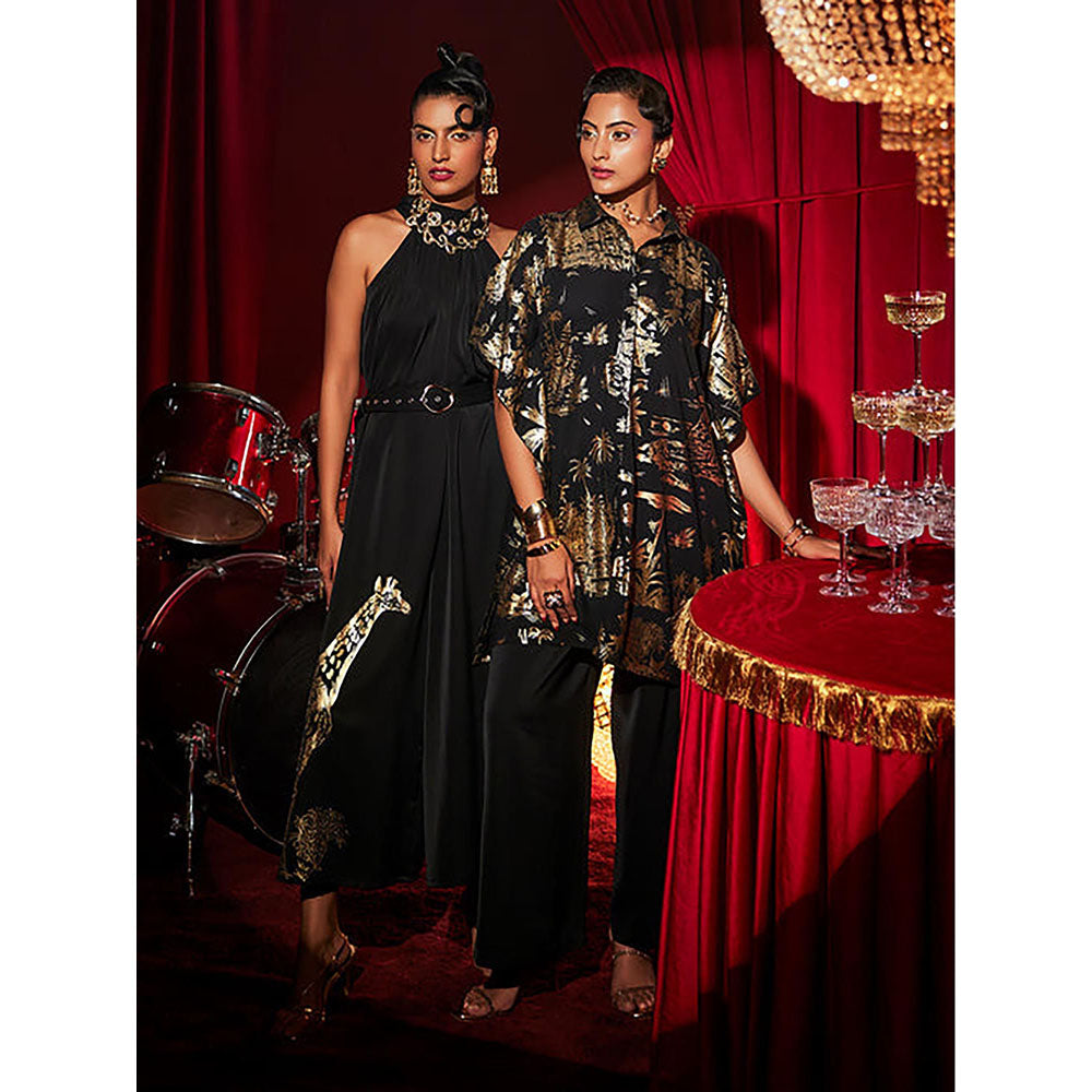House of Fett Gold Muse Kaftan Pant