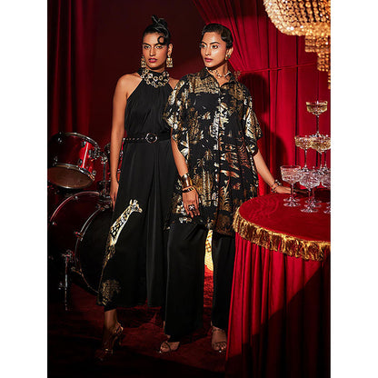 House of Fett Gold Muse Kaftan Pant