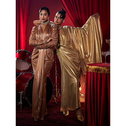 House of Fett Medusa Golden Glam Gown