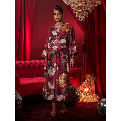 House of Fett Divine Dahlia Kaftan Dress