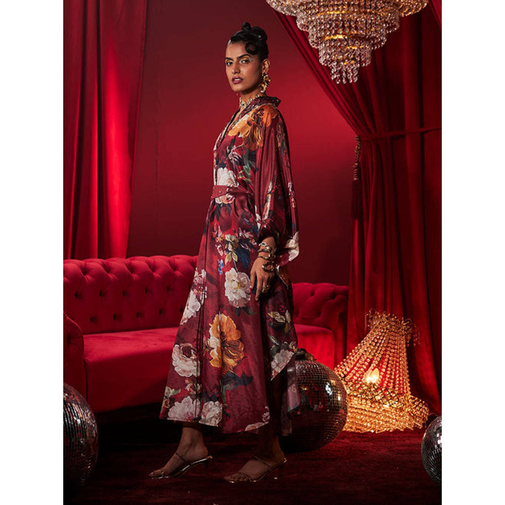 House of Fett Divine Dahlia Kaftan Dress