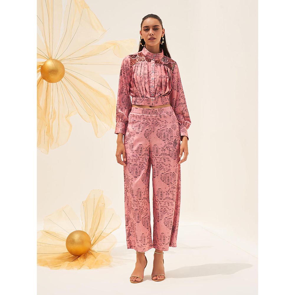 House of Fett Shibuya Pink Top with Pant