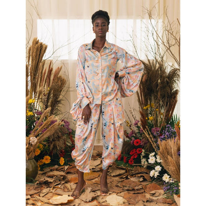 House of Fett Avalon Multi Coloured Mid Waist Co-Ord Set