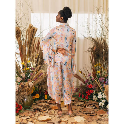 House of Fett Avalon Multi Coloured Mid Waist Co-Ord Set