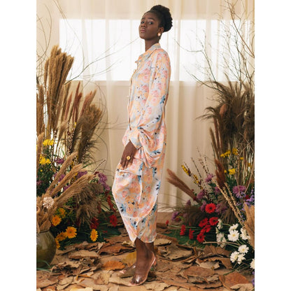 House of Fett Avalon Multi Coloured Mid Waist Co-Ord Set