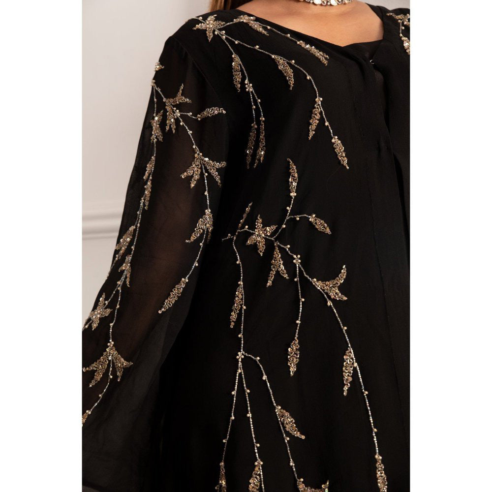 House Of Muher Nora Co-Ord Black (Set of 3)