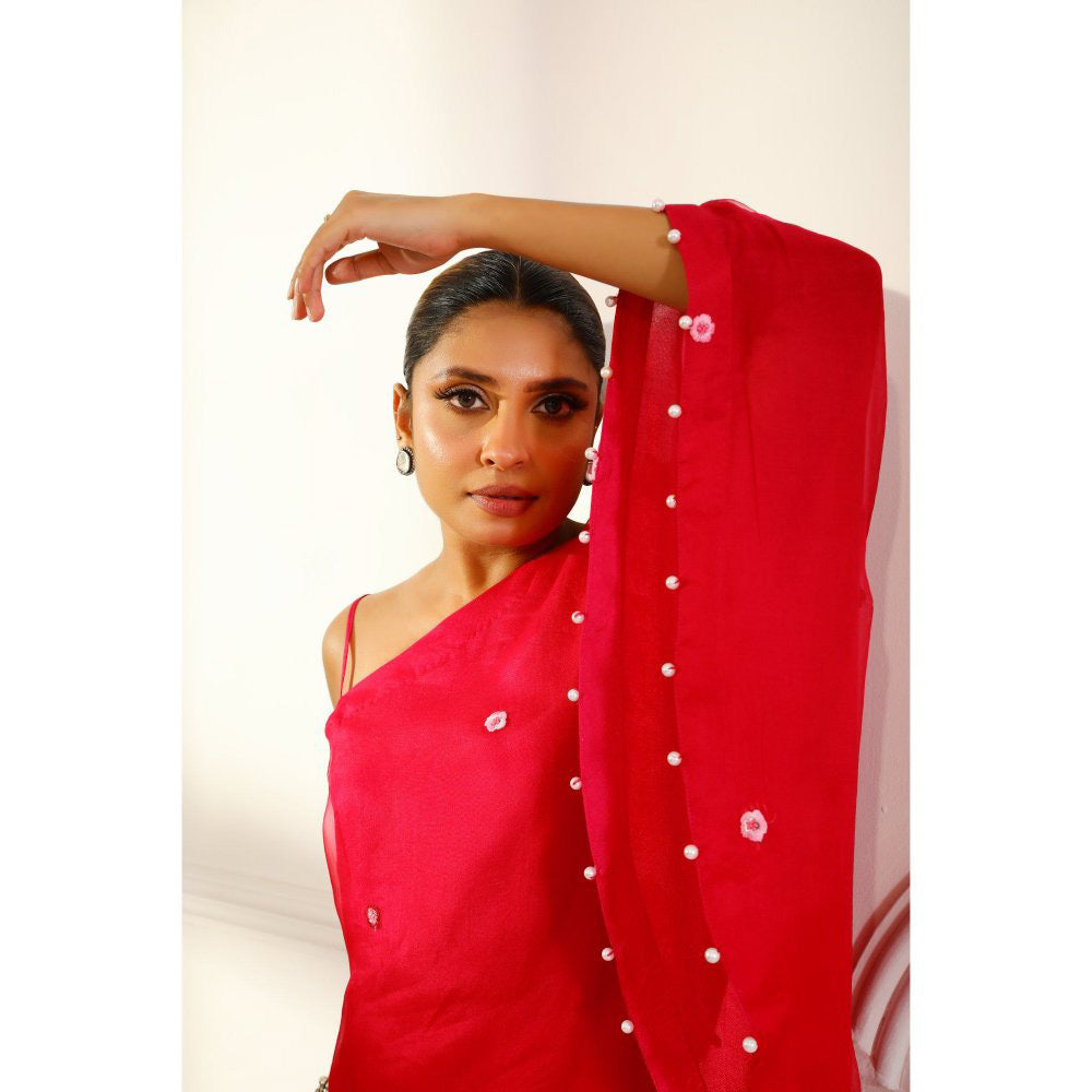 House Of Muher Rahat Co-Ord Pink (Set of 2)