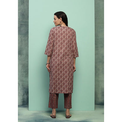 Chikankari Printed Kurta Set