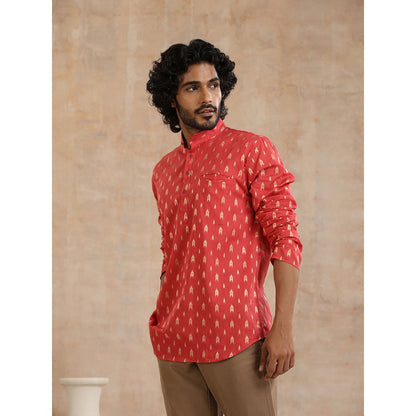 Printed Woven Short Kurta
