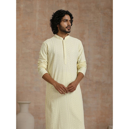 Embroidered Woven Long Kurta